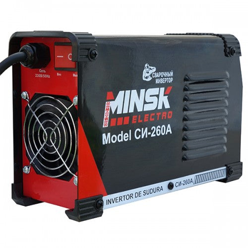 Aparat sudura invertor Minsk Electro MMA SI-260A, 260A, IGBT, ecran digital, usor si compact, protectie supraincalzire