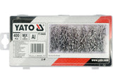 Set nituri oarbe Yato YT-36420, aluminiu, 400 bucati - imagine 1