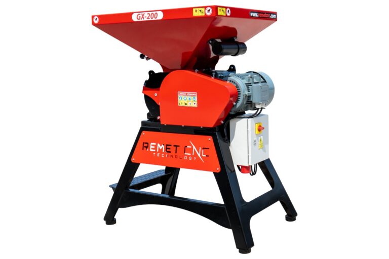 Aplatizor de cereale GX-200 REMET 7.5kW, trifazic 400V, capacitate mare, uz profesional