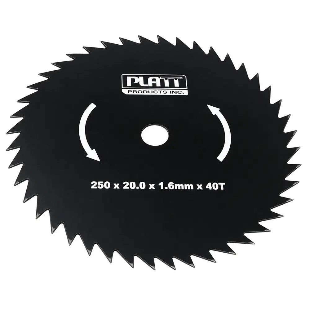 Disc motocoasa cu 40 dinti, 250 x 25.4 mm, varianta simpla
