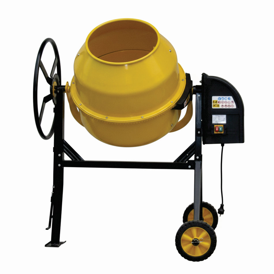 Betoniera profesionala ZEP HCM650, 180 litri, motor 1000W cu bobinaj din cupru, coroana din fonta, roti rezistente pentru transport usor