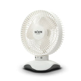 Ventilator de birou USB BÖHM BP2306, 6 inch, 3 viteze, 60° oscilatie, motor brushless 5W, alb
