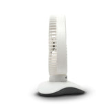 Ventilator de birou USB BÖHM BP2306, 6 inch, 3 viteze, 60° oscilatie, motor brushless 5W, alb