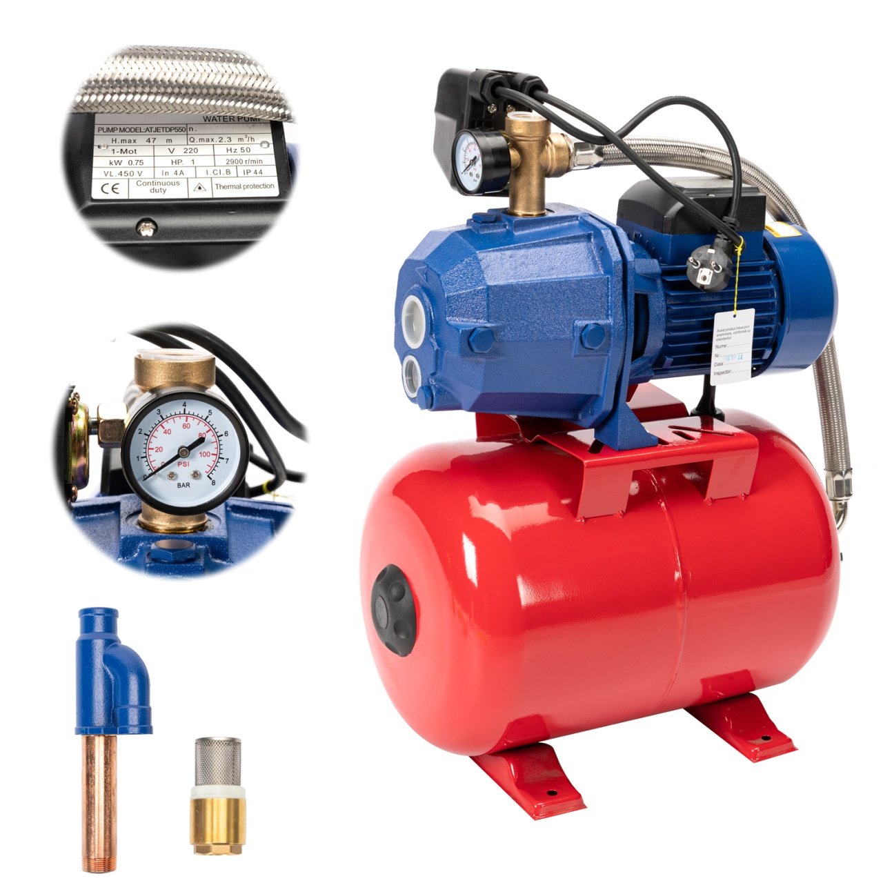 Hidroforul Micul Fermier, AUTO-JET DP550, 0.75 kW 24 L-PRODUS RESIGILAT