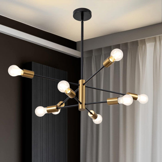 Lustra TAMIAS Auriu, 6xE27, max. 42W, 720x620 mm