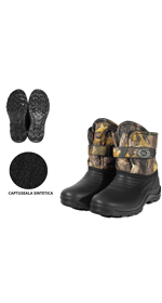 Set 10 perechi cizme din PVC camuflaj pentru bărbați – Impermeabile și antiderapante