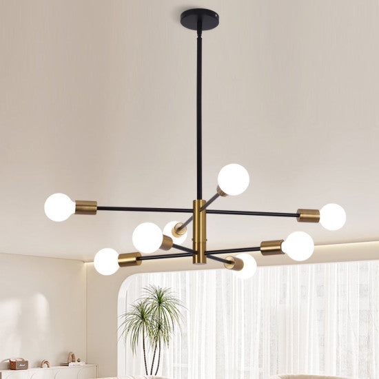 Lustra TAMIAS Auriu, 6xE27, max. 42W, 720x620 mm