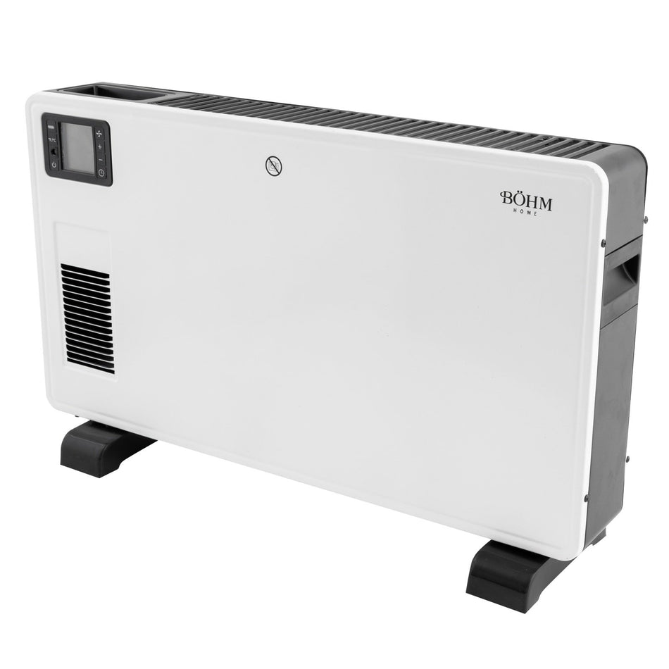 Convector electric de podea BÖHM BH02, 2000 W, cu display digital, telecomanda, timer 24h, incalzire rapida pentru 20 m²