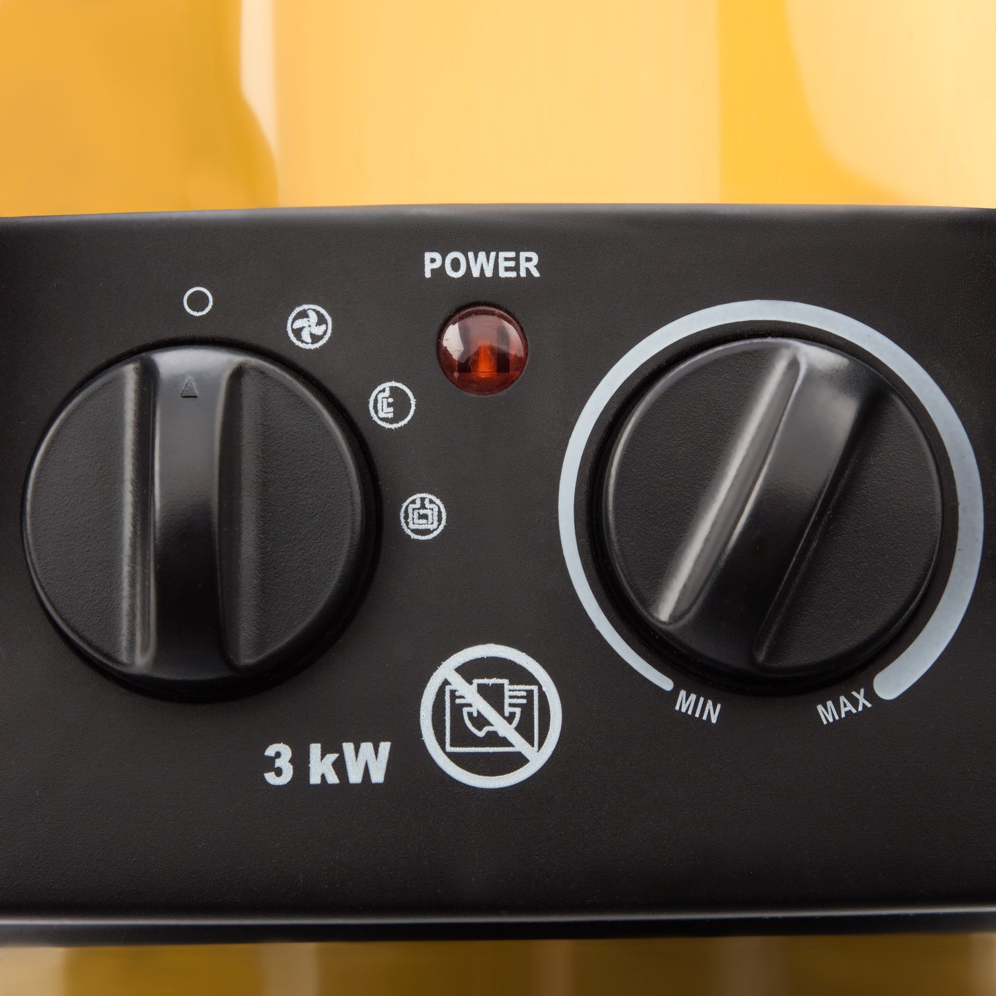 Tun de incalzire ceramic Denzel DHC 3-150, 230V, 0.025/1.5/3 kW, 150 m³/h, 40 m², termostat reglabil