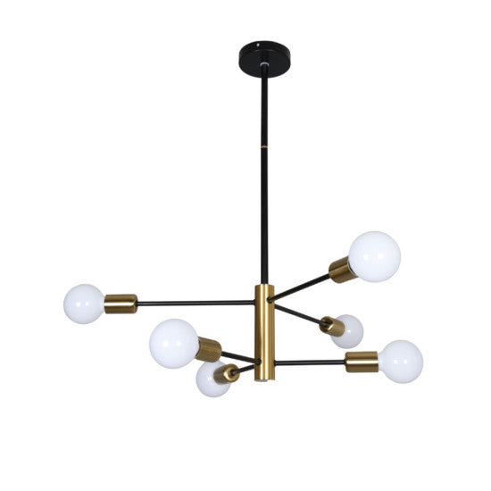 Lustra TAMIAS Auriu, 6xE27, max. 42W, 720x620 mm