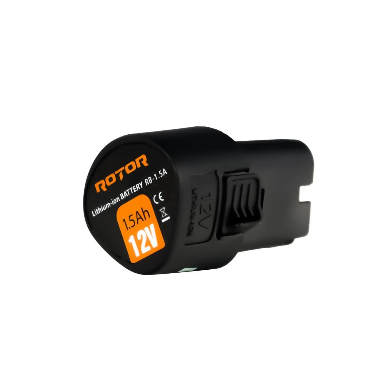 Acumulator ROTOR RB-1.5A 12V 1.5Ah Li-Ion 0.3kg pentru unelte electrice