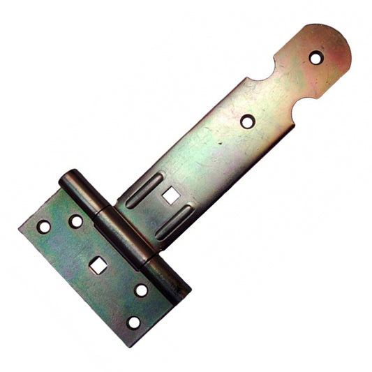 Balama poarta zincata tip T, 200 mm, otel rezistent, prindere sigura – ideala pentru porti din lemn