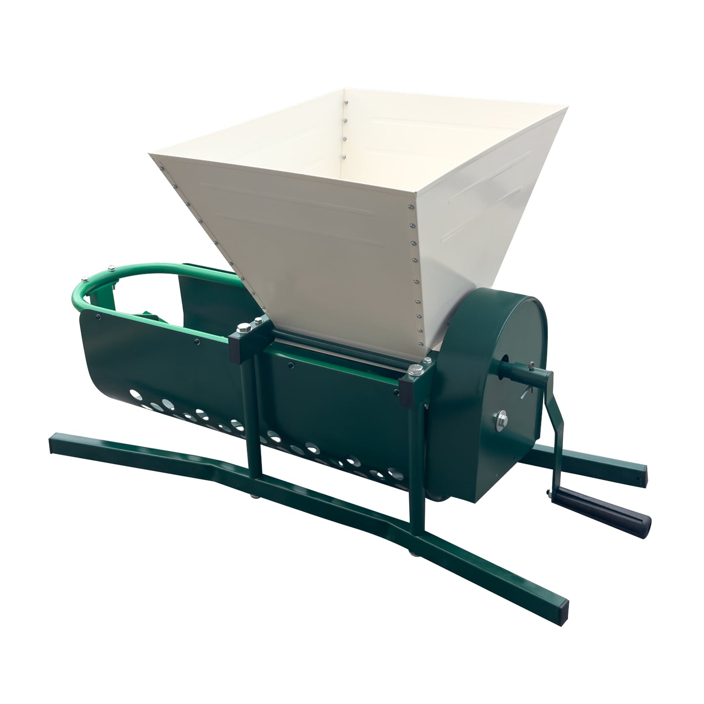 Zdrobitor struguri cu desciorchinator ZEP DG07, 300 kg/ora, 20L, role compozit, manual