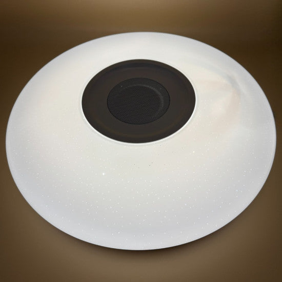 Plafoniera LED SMART cu muzica, 24W, RGB+W, 1800 lm