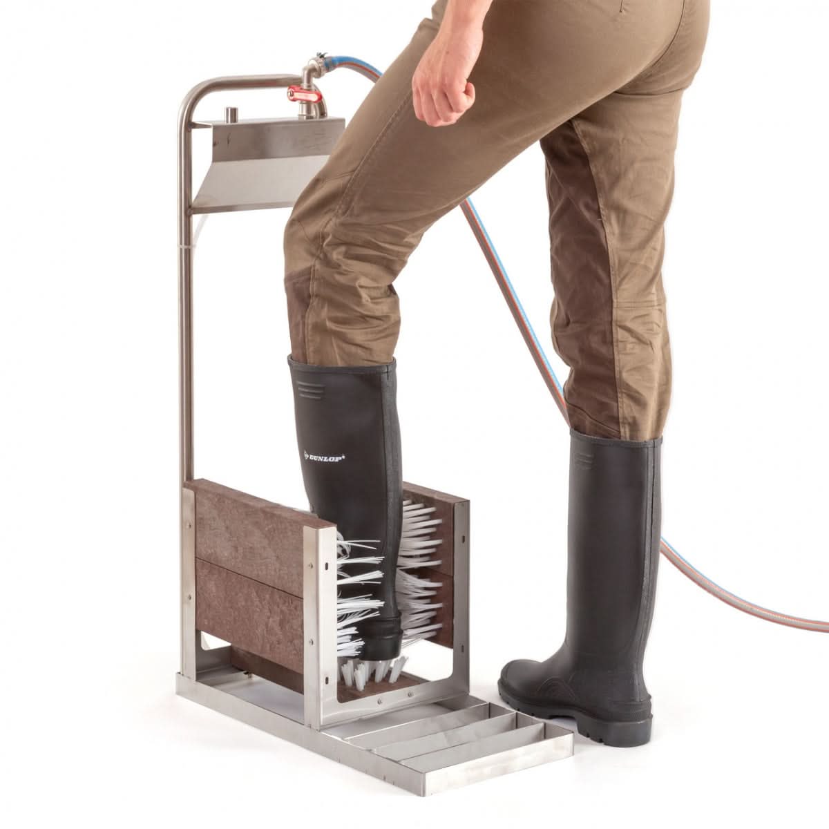 Dispozitiv de curatat cizme produs din otel inoxidabil