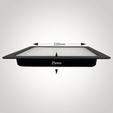 Spot LED Sole patrat ingropat, 24W, 2160 lm, 220x220x25 mm