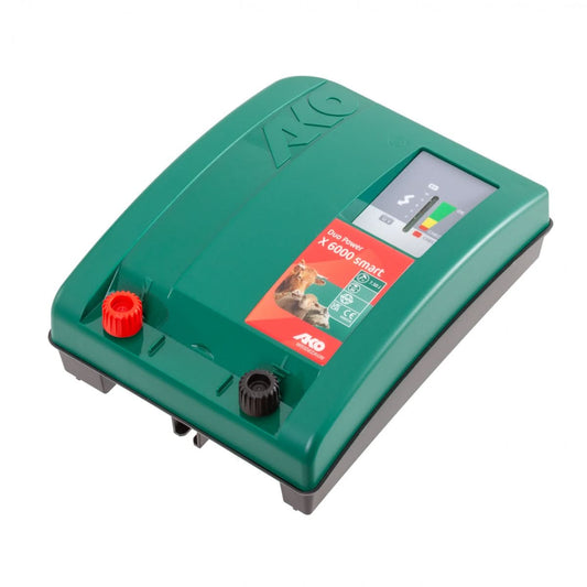 Aparat gard electric AKO Duo Power X 6000 Smart, 230/12 V, 5 Joule, monitorizare prin aplicație mobilă