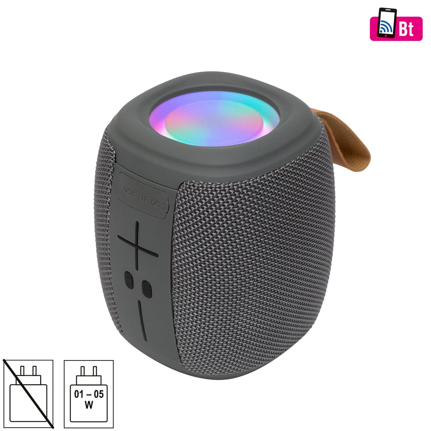 BoomBox BT 1000 | Boxă Portabilă cu Sunet Puternic de Bas, Bluetooth TWS, Radio FM și Efecte Luminoase RGB
