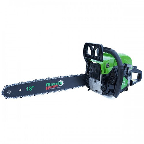 Motofierastrau MasterKraft MK3700-CS, 2.72 CP, 52 cm³, lame 18” si 16”, echipare completa