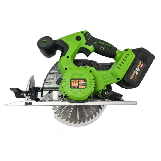 Circular Procraft PCA20 pe acumulator, 20V, Brushless, panza 185 mm, semiprofesional