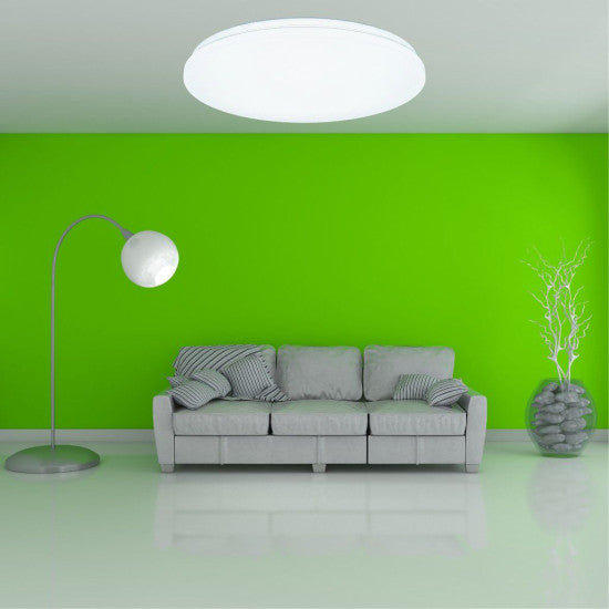 Plafoniera LED Slim Milky, 32W, Ø375x60mm, 6400K