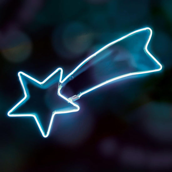 Stea Cazatoare Neon-Light pentru Exterior – Decor Festiv cu Efect Spectaculos