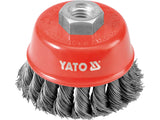 Perie cupa 60 mm, prindere M14, cu toroane din sarma Yato YT-4767 - imagine produs 1