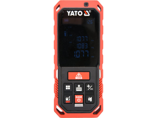 Telemetru cu laser 0.2-60 m, masurare distanta, calcul suprafata si volum, IP65