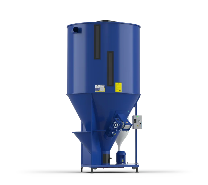 Amestecator furaje KS-2000 cu descarcare automata – 2000 kg, volum 3945 L, Ucraina