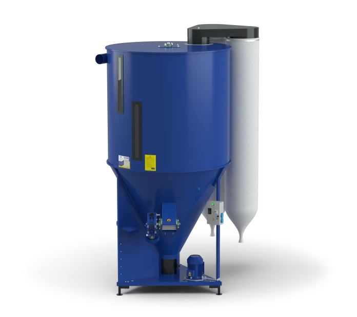 Amestecator furaje KS-2000 cu descarcare automata – 2000 kg, volum 3945 L, Ucraina