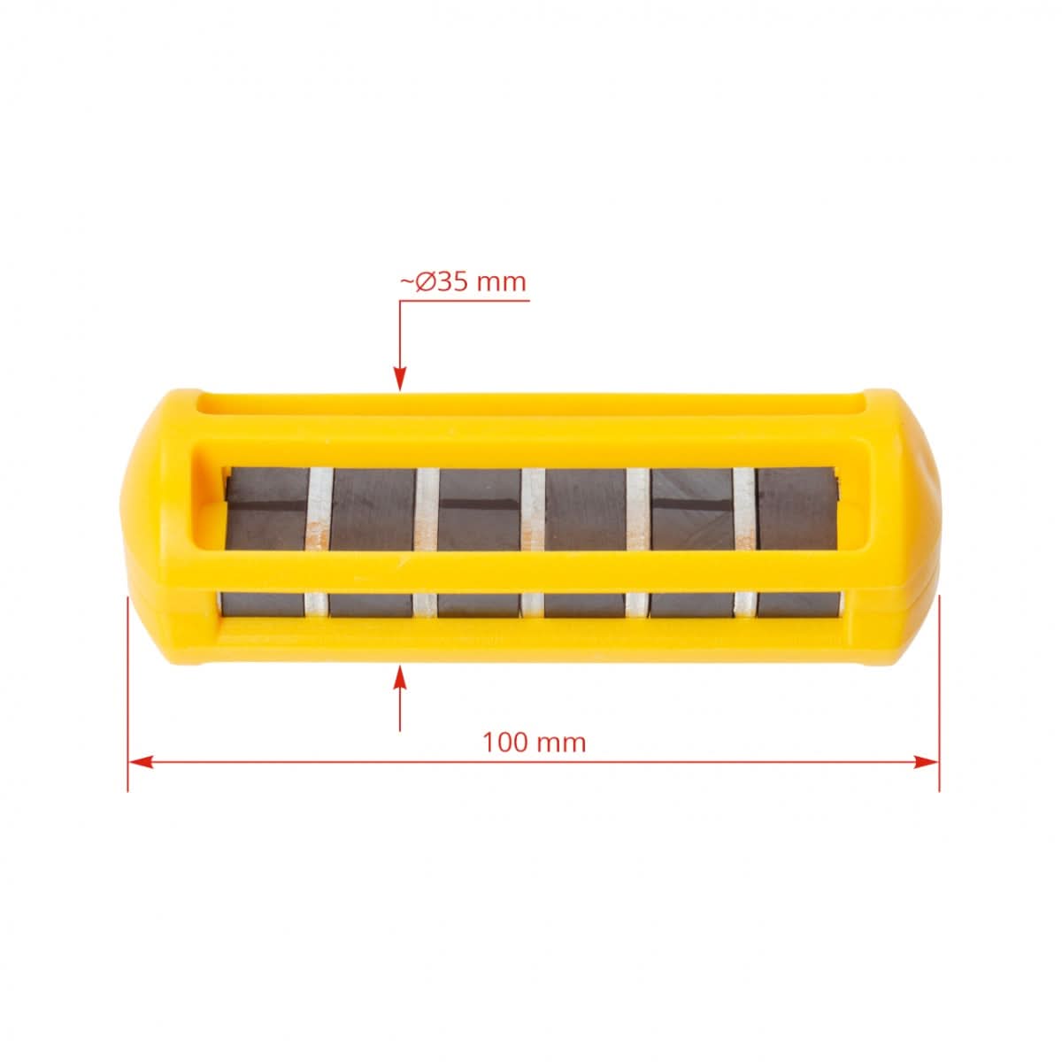 Magnet ruminal forte pentru vaci, prevenirea ranilor interne, 10 x 3,5 x 3,2 cm