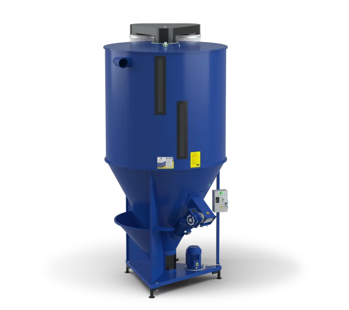 Amestecator furaje KS-2000 cu descarcare automata – 2000 kg, volum 3945 L, Ucraina