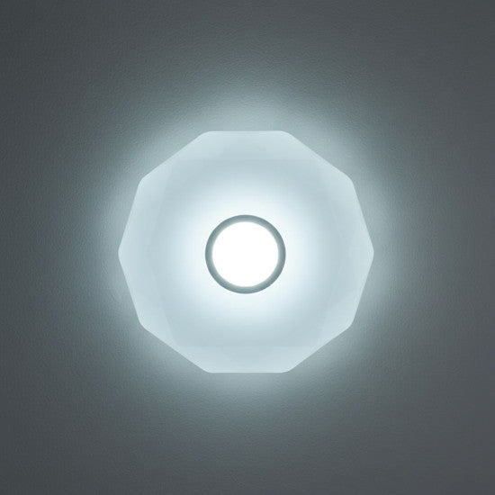 Plafoniera LED Diamant cu Inel Decorativ, 24W, Ø400x100mm, 6500K