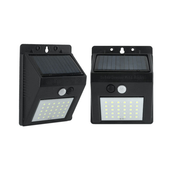 Aplica LED cu Senzor Solar, 6500K, 126x98x50 mm
