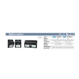 Aplica LED cu Senzor Solar, 6500K, 175x124x50 mm
