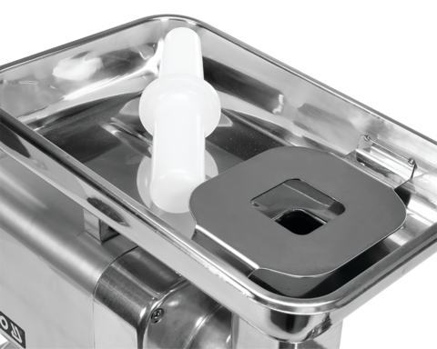 Masina de tocat carne profesionala YATO YT-03232, 1100W, 220 kg/h, sistem UNGER, inox, ideala pentru macelarii, restaurante si Horeca