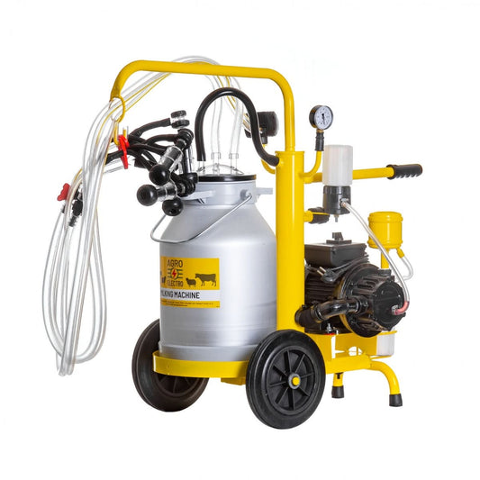 Aparat de muls oi, 2 posturi, 1 bidon aluminiu 25 litri, eco