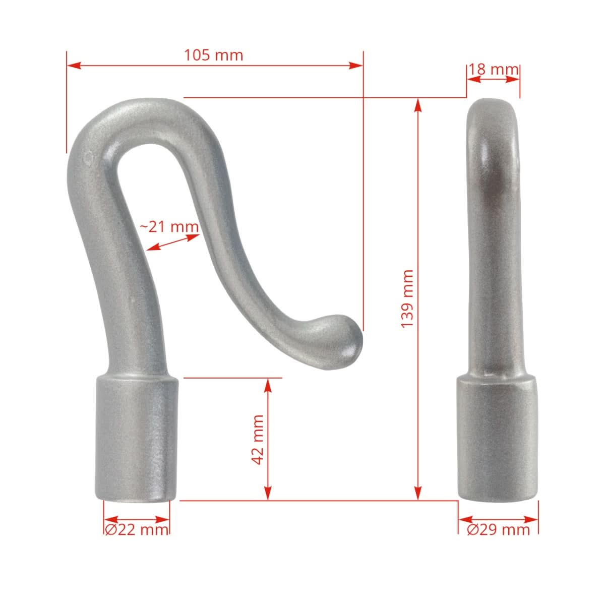 Carlig prindere oi, fara coada