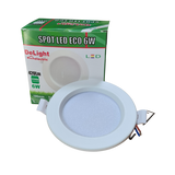 Spot LED Eco, 6W, 420 lm, Ø100x25 mm, set 2 buc