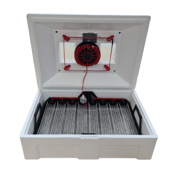 Incubator oua ELEFANT E2, 72 oua, 220V/12V, intoarcere automata, senzor umiditate