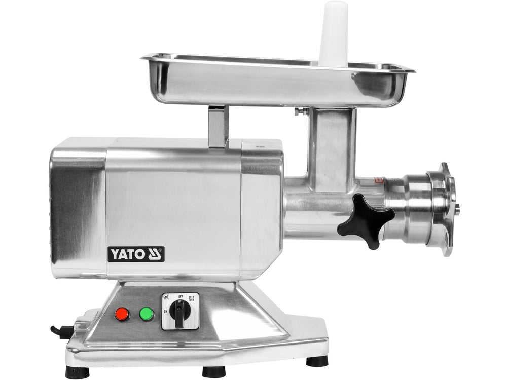 Masina de tocat carne profesionala YATO YT-03232, 1100W, 220 kg/h, sistem UNGER, inox, ideala pentru macelarii, restaurante si Horeca