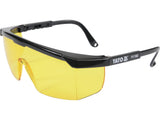 Ochelari de protectie cu clasa optica 1, rama neagra, brate reglabile, filtru UV Yato YT-7362 - imagine produs 1