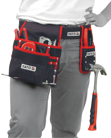 Suport buzunar pentru scule si cuie – buzunar adanc din nailon pentru talie