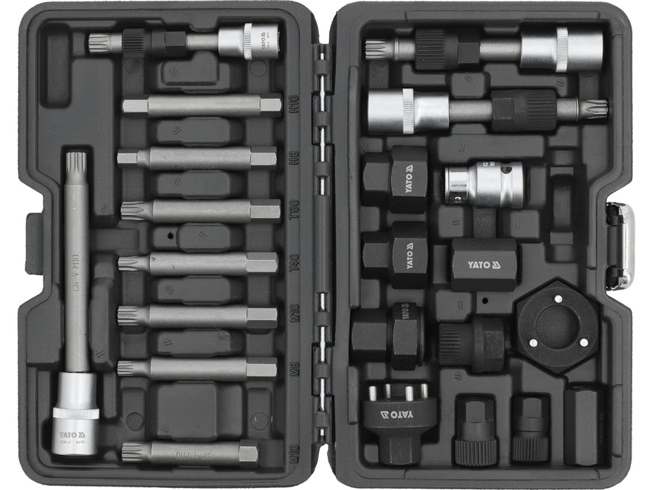 Set chei alternator 22 piese, compatibil BOSCH si Magneti Marelli, otel CrV