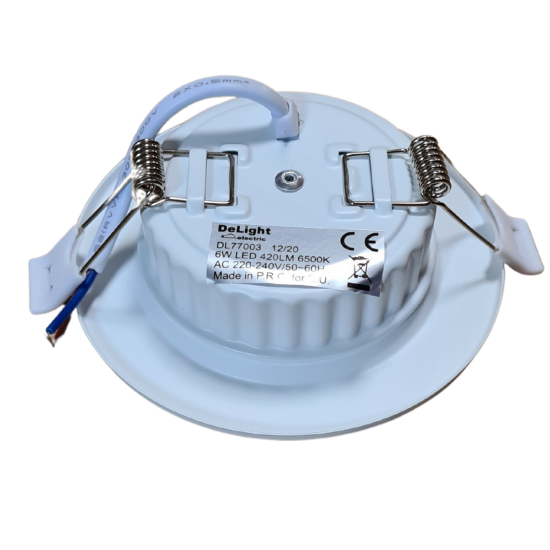 Spot LED Eco, 6W, 420 lm, Ø100x25 mm, set 2 buc