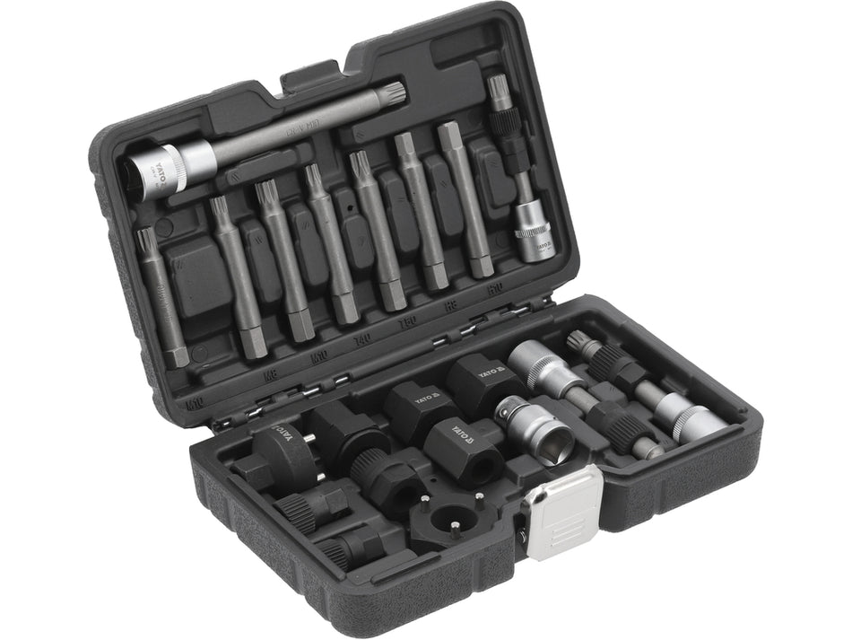 Set chei alternator 22 piese, compatibil BOSCH si Magneti Marelli, otel CrV