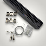 Corp LED liniar interconectabil, 40W, 5000K, 1200 mm, negru