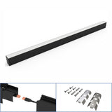 Corp LED liniar interconectabil, 40W, 5000K, 1200 mm, negru