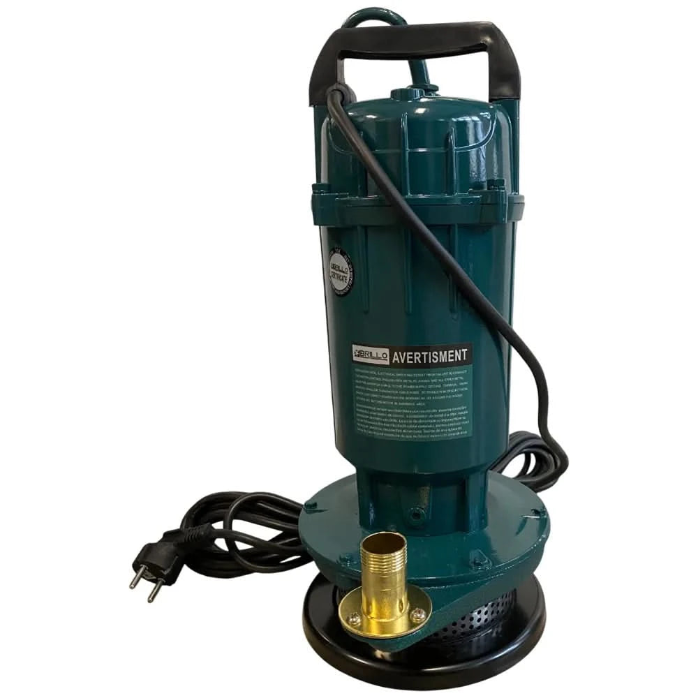 Pompa submersibila Brillo 1500W pentru apa curata, 8000 l/h, refulare 35 m, adancime absorbtie 25 m, cablu 7 m