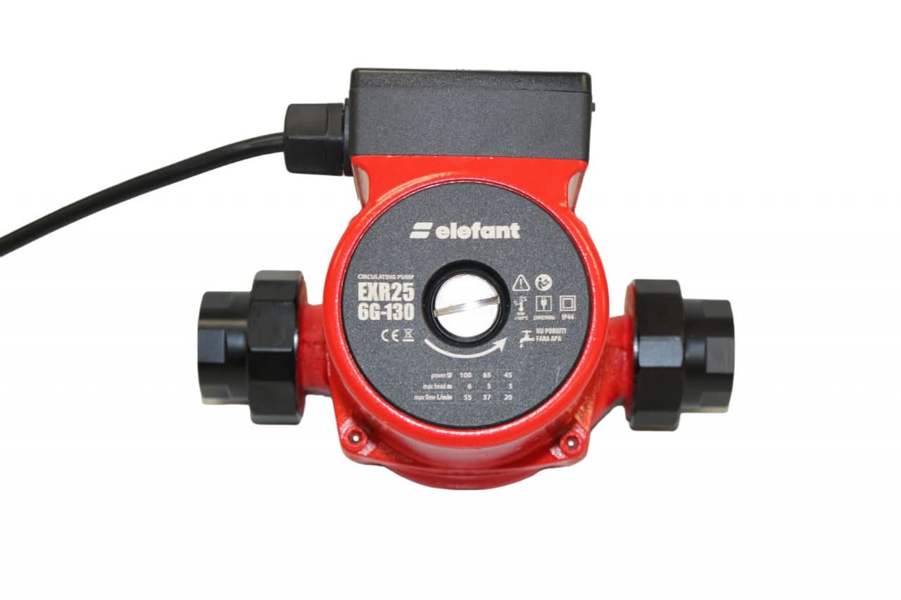 Pompa Recirculare Elefant EXR25 6G-130, 100W, pentru sisteme incalzire